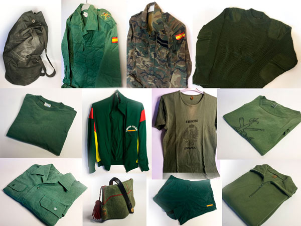 ropa ejército