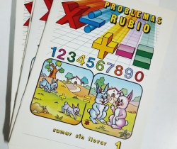 Lote completo de 12 Cuadernillos Rubio Operaciones E.G.B año 1977