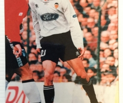 Fotografía del jugador del Valencia CF Romero, temporada 97/98