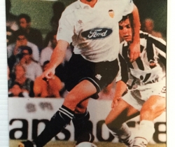 Fotografía del jugador del Valencia CF Iván Campo, temporada 97/98