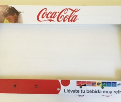 Coca Cola marco publicitario con luces Led 63cm