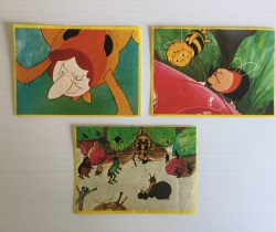 Cromos de Las Aventuras de La Abeja Maya de Danone 1977