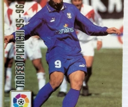 Lote de 2 cromos Fichas de la Liga 96/97 Mundi Cromo