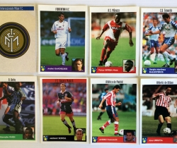 Lote 8 cromos Los Mejores Equipos de Europa Panini 97/98