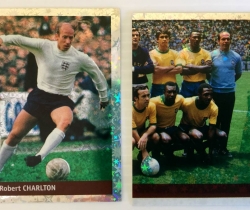 Lote 2 cromos France 98 DS Sticker Collections
