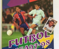 Álbum Bollycao Fútbol Liga 97-98 LFP incompleto + 1 cromo repetido
