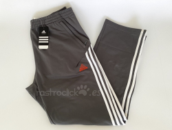Adidas Pantalón Deportivo Largo Gris con rayas blancas Nuevo a estrenar
