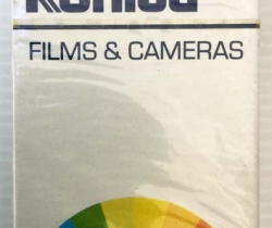 Baraja de cartas Konica Films & Cameras – Años 90 – Nueva a estrenar – Póker
