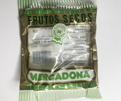 Bolsa de frutos secos Mercadona principios de los años 90