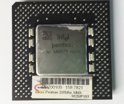 CPU Procesador Intel Pentium MMX 200MHz Socket 7