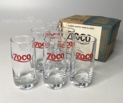 Caja 6 vasos de chupito promocionales ZOCO