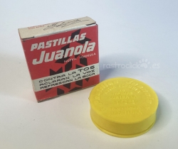 Cajita con envase pastillas Juanola cajita amarilla – Años 80