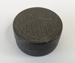 Cajita metálica de Farmacia Pallarés