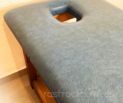 Camilla fija de madera para masajes