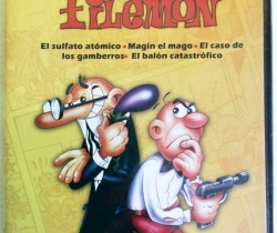 Idioma: Español. DVD Mortadelo y Filemón – El sulfato atómico – Magin el Mago – Nuevo con precinto
