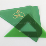 Escuadra de Faber-Castell 16cm nº 566 años 70