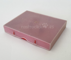 Estuche o caja de plástico para almacenar diapositivas