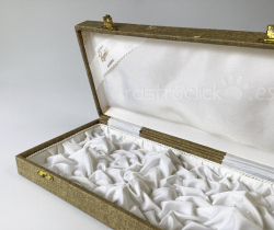 Estuche vacío para cubiertos de la joyería Regente de Almería