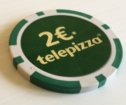 Ficha 2 euros Telepizza – 2013