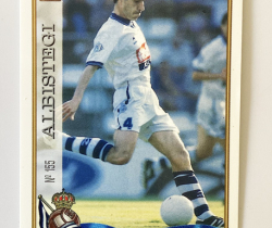 Las Fichas de la Liga 97-98 Mundicromo Albistegui Real Sociedad