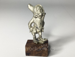 Figura de Walt Disney Enanito Tímido Blancanieves – Peltro cesellato a mano
