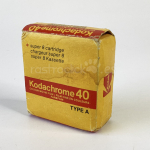Cartucho de película Kodachrome 40 Type A super 8