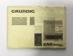 Manual Grundig Car Audio SCC 1500 VD / 1501 / 1502 VD