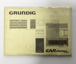 Manual Grundig Car Audio SCC 1500 VD / 1501 / 1502 VD