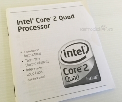 Manual de instalación Procesador Intel Core 2 Duo