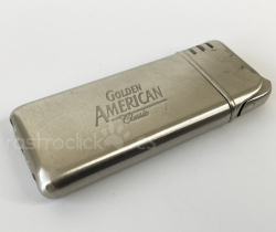 Mechero metálico Golden American Classic V3I