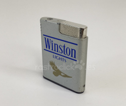 Mechero metálico Winston Lights