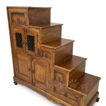 Mueble escalera colonial rústico de México