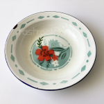 Plato Vintage esmaltado Bon Voyage años 50