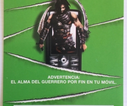 Postal publicitaria Amena Auna – Prince of Persia – Gameloft