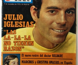 Revista Garbo – nº 922– 4 de Noviembre de 1970 – Julio Iglesias – Mónica Randall
