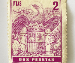 Sello Timbre Móvil 2 pesetas