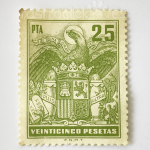 Sello Timbre móvil de 25 pesetas