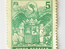 Sello Timbre móvil de 5 pesetas