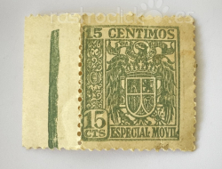 Sello de 15 céntimos Especial Movil