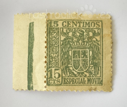 Sello de 15 céntimos Especial Movil
