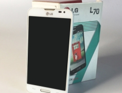 Smartphone LG L70 D320 + Funda original Quick Window (SIN CARGADOR)
