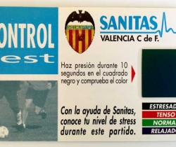 Tarjeta Sanitas Valencia CF – Control Test