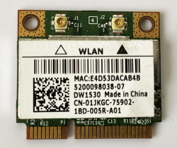 Tarjeta WIFI interna Broadcom BCM943228HM4L DW1530