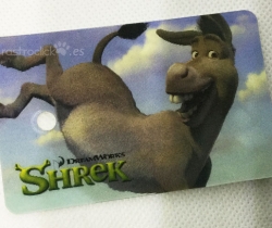 Tarjeta holograma de la película Shrek – Asno