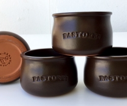 Lote 4 Tarrinas de cerámica crema de chocolate Pastoret – Cermer