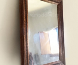Antiguo espejo de madera