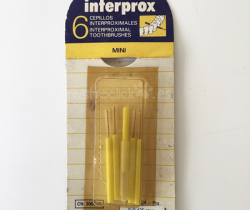 Antiguo blíster de cepillos interproximales INTERPROX Mini