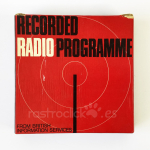 Programa de radio grabado en cinta magnética por: British Information Services