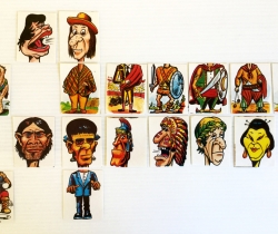 Lote 17 cromos Super Comix años 80