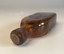 Antiguo frasco de cristal marca BAYER años 30